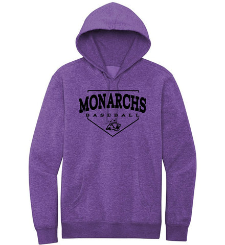 Monarch Plate Baseball Hooded Sweatshirt - Youth and Adult