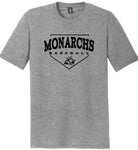 Monarch Plate Baseball Tshirt - Adult and Youth