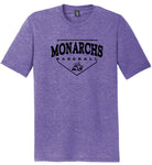 Monarch Plate Baseball Tshirt - Adult and Youth