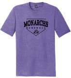 Monarch Plate Baseball Tshirt - Adult and Youth