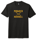 Monarch Baseball Tshirt - Adult and Youth