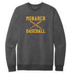 Monarch Baseball Crewneck Sweatshirt - Adult